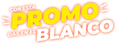 Con esta promo das en el blanco